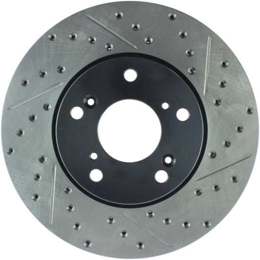 Stoptech 127.40036L StopTech 06-08 Civic GX / 02-04 CR-V / 98-02 Honda Accord V6 / 03-07 Accord 4 cyl/V6 MT Slotted & D