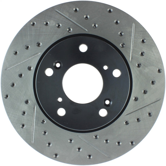 Stoptech 127.40036L StopTech 06-08 Civic GX / 02-04 CR-V / 98-02 Honda Accord V6 / 03-07 Accord 4 cyl/V6 MT Slotted & D