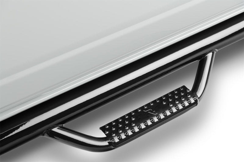 N-Fab F1585CC Nerf Step 15-17 Ford F-150 SuperCrew - Gloss Black - Cab Length - 3in