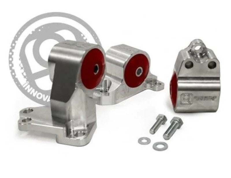 Innovative Mounts B40154-60A Innovative 94-01 Acura Integra B/D-Series Black Steel Billet Mount Kit 60A Bushings