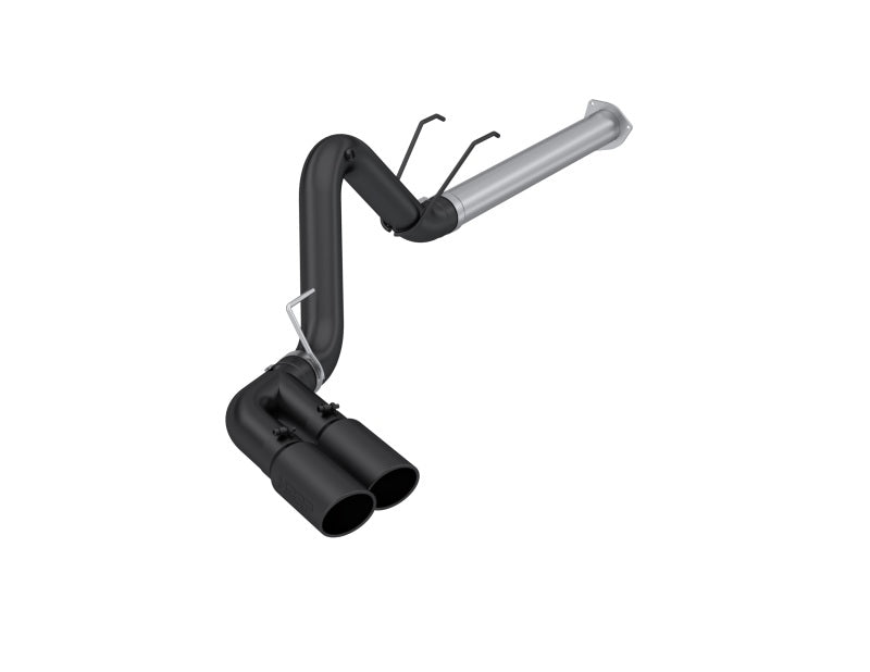 MBRP S6290BLK 17-24 Ford F250/350/450 6.4 L Filter Back Single Side Dual Exit Exhaust System BLK.