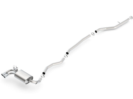Borla 140509 12-15 BMW 328i Sedan 2.0L AT/MT RWD Dual Left Rear Exit Catback Exhaust