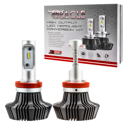 ORACLE Lighting 5235-001 Oracle H11 4000 Lumen LED Headlight Bulbs (Pair) - 6000K