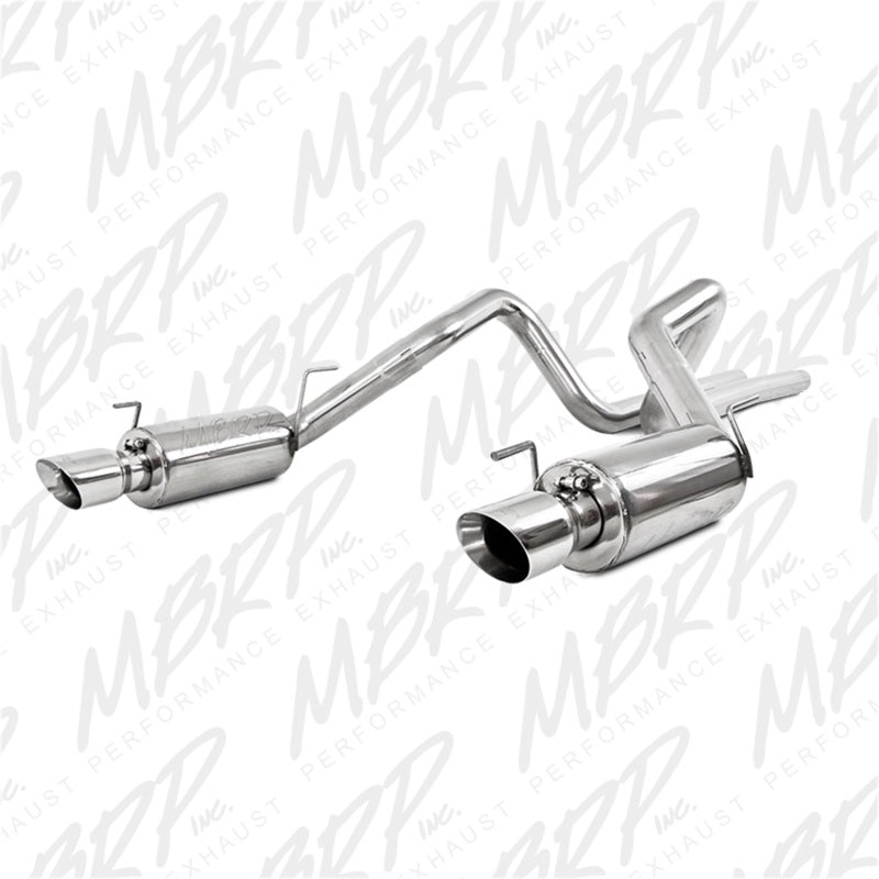 MBRP S7269409 05-09 Ford Shelby GT500 / GT Dual Split Rear Street Version 4in Tips T409 Exhaust System