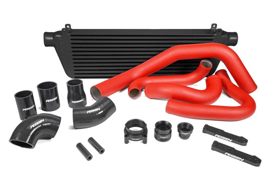 Perrin Performance PSP-ITR-441BK/RD PERRIN 22-25 Subaru WRX Front Mount Intercooler Kit (Red Tubes & Black Core)