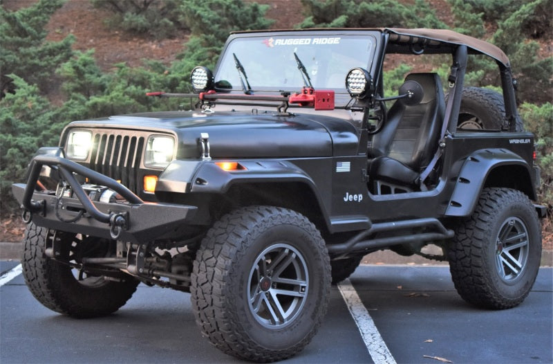 Rugged Ridge 12402.85 87-95 Jeep Wrangler YJ / 79-01 Cherokee Sealed Beam LED Headlights 4x7in. (1pc)