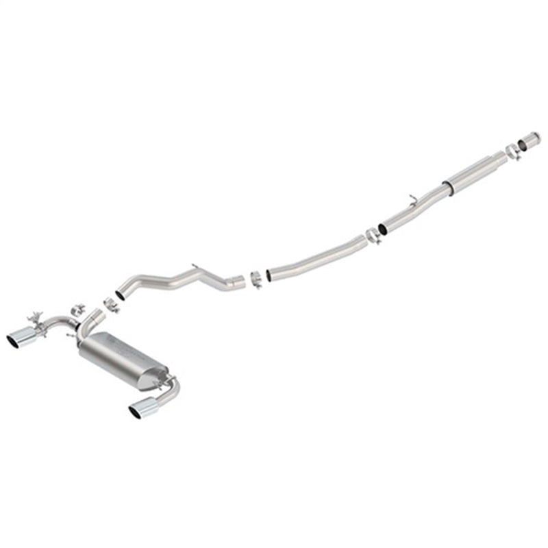 Ford Racing M-5200-FRS 2016-2017 Focus RS Active Sport Cat-Back Exhaust System w/ Polished Tips