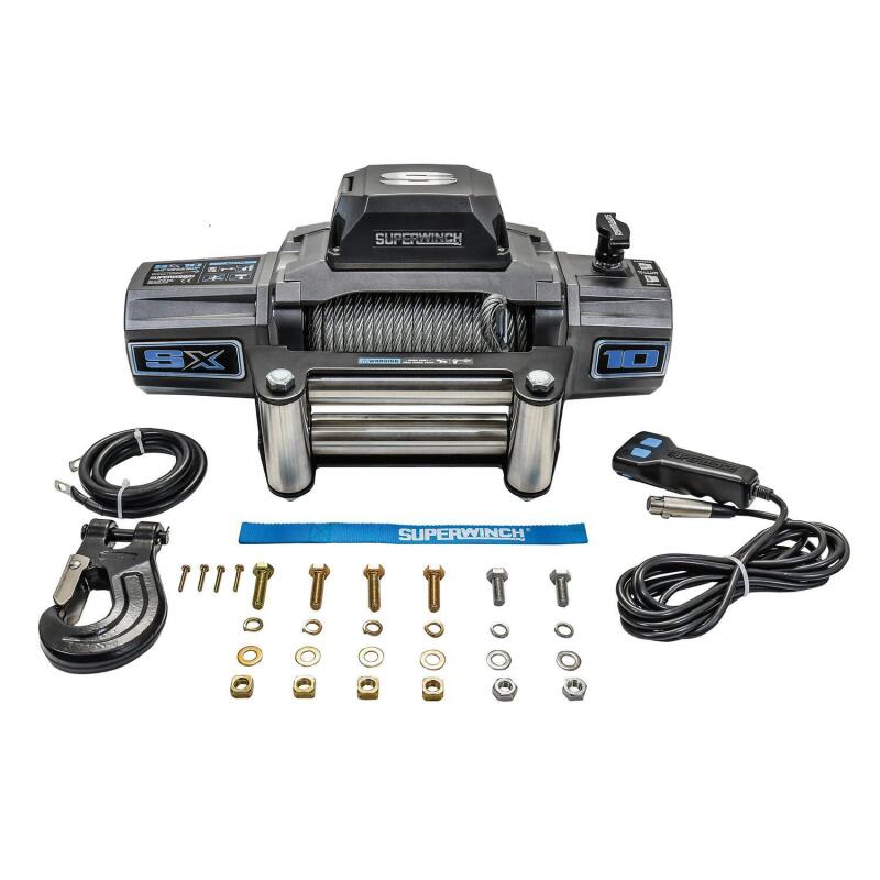 Superwinch 1710200 10000 LBS 12V DC 3/8in x 85ft Wire Rope SX 10000 Winch