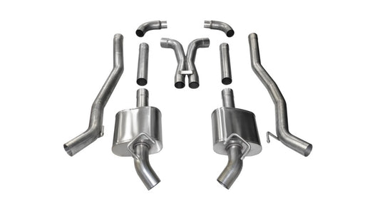 CORSA Performance 14976 Corsa 2011-2013 Chevrolet Camaro SS 6.2L V8 Manual Xtreme 3in Cat-Back (No Tips Uses Factory Bezels)