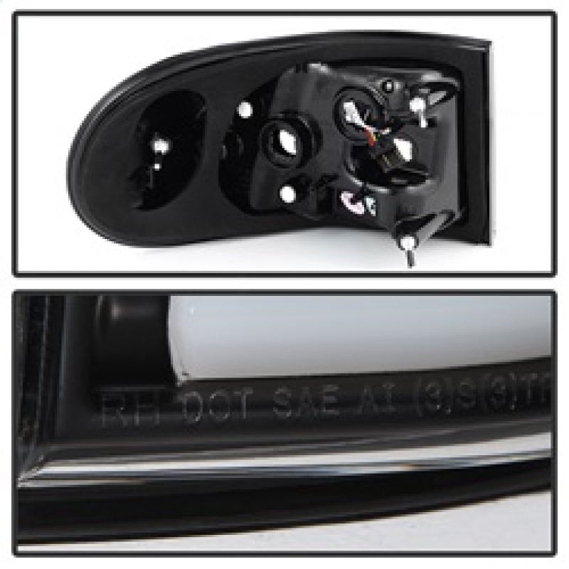 SPYDER 5079442 Spyder Toyota FJ Cruiser 07-13 Light Bar LED Tail Lights Black ALT-YD-TFJ07-LBLED-BK