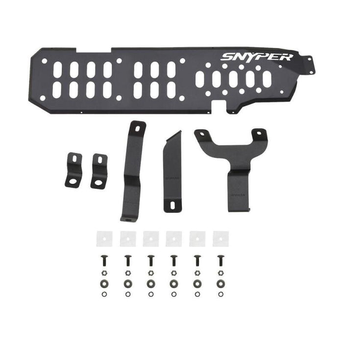 Westin 42-21055 07-17 Jeep Wrangler Unlimited Gas Tank Skid Plate - Textured Black