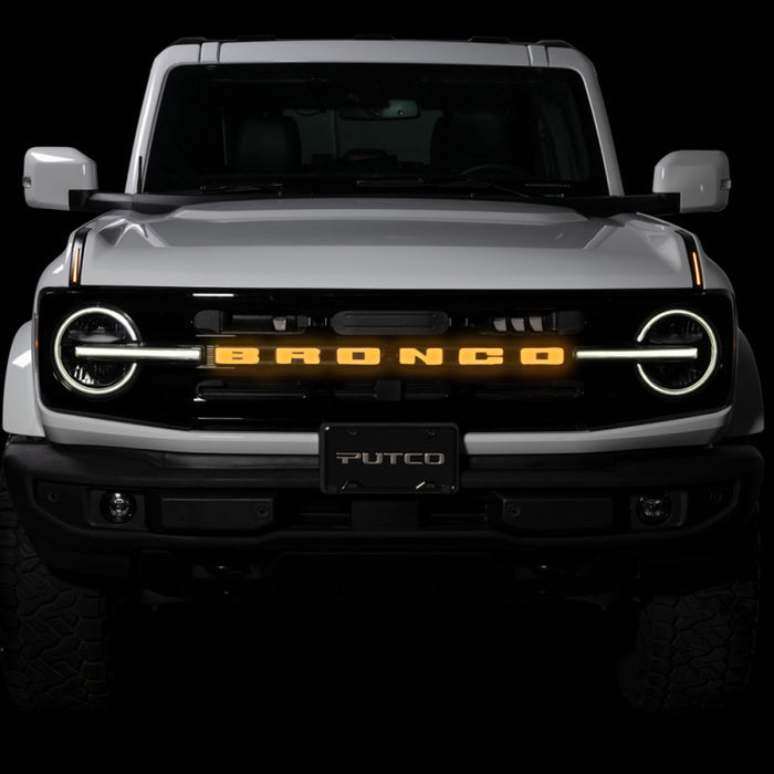 Putco 92852 Ford Bronco 21-23 Ford Bronco Emblem (Fits Models w/ Front Camera)