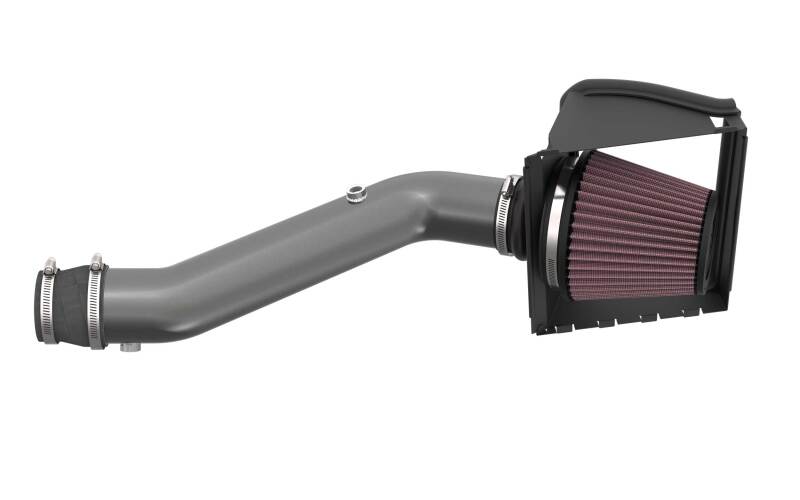 K&N Engineering 77-2619KC K&N 18-24 Ford F150 3.3L V6 Performance Air Intake System w/ Red Air Filter