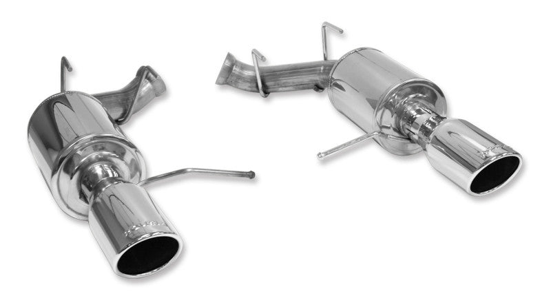 Roush 421145 2011-2014 Ford Mustang V6 Enhanced Sound Dual Axle-Back w/ Round Tips