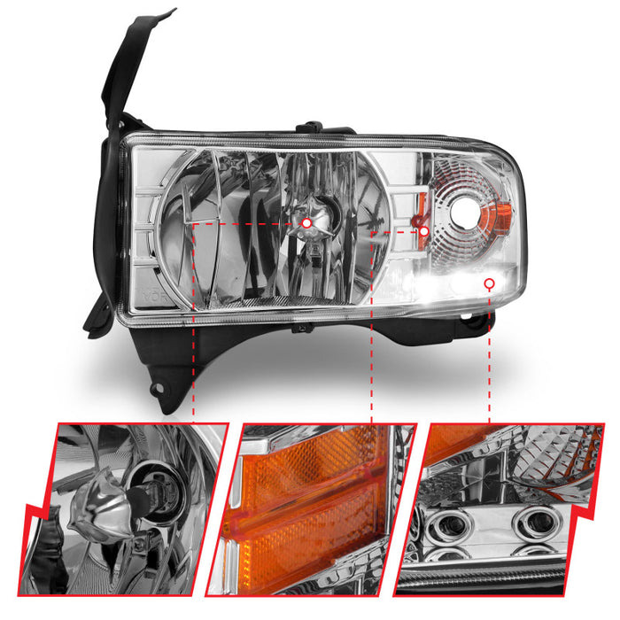 ANZO 111206 ANZ Crystal Headlights