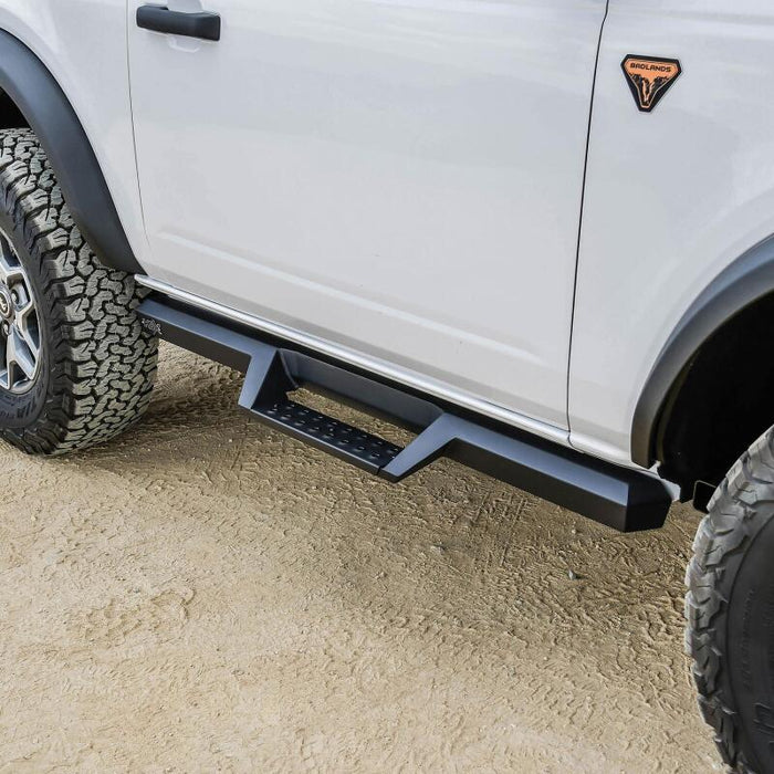 Westin 56-14185 /HDX 2021+ Ford Bronco (2-Door) Drop Nerf Step Bars - Textured Black