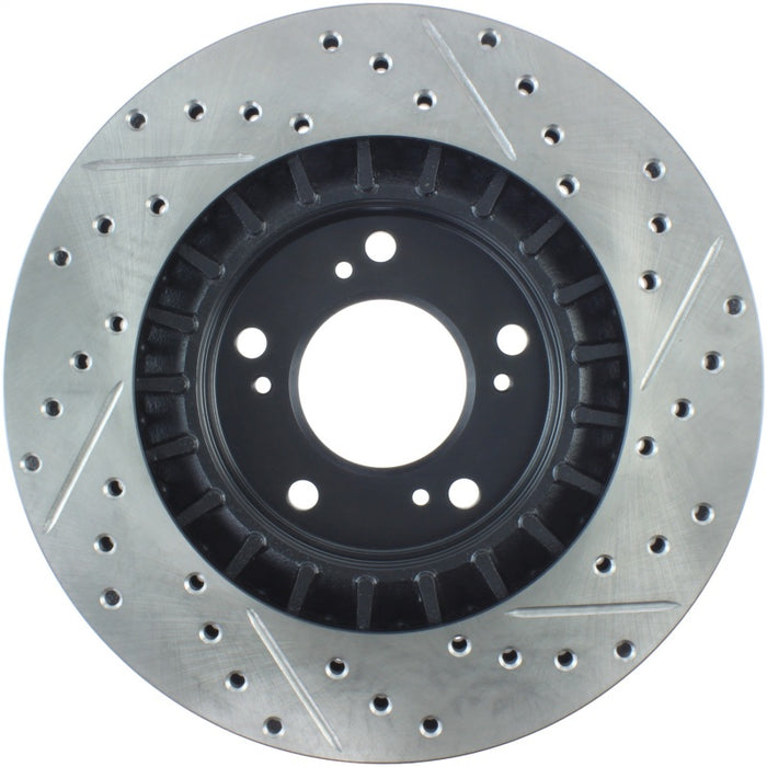 Stoptech 127.40048R StopTech 00-09 S2000 Slotted & Drilled Right Front Rotor