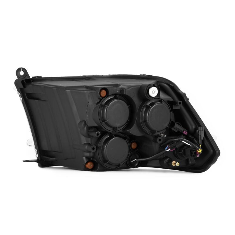 AlphaRex 880561 09-18 RAM 1500/2500 PRO-Series Proj Headlights Black w/Sequential Signal and Top/Middle DRL