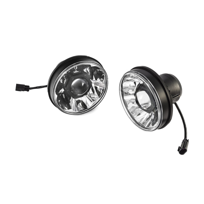 KC HiLiTES 42342 18-20 Jeep JL/JT 7in. Gravity LED Pro DOT Approved Replac. Headlight (Pair Pack Sys)