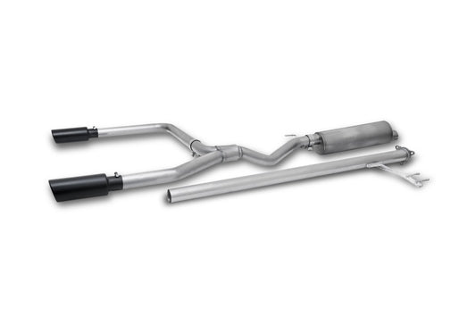Gibson 614002B 17-20 Honda Ridgeline 3.5L Black Elite Dual Split Cat-Back Exhaust - Stainless