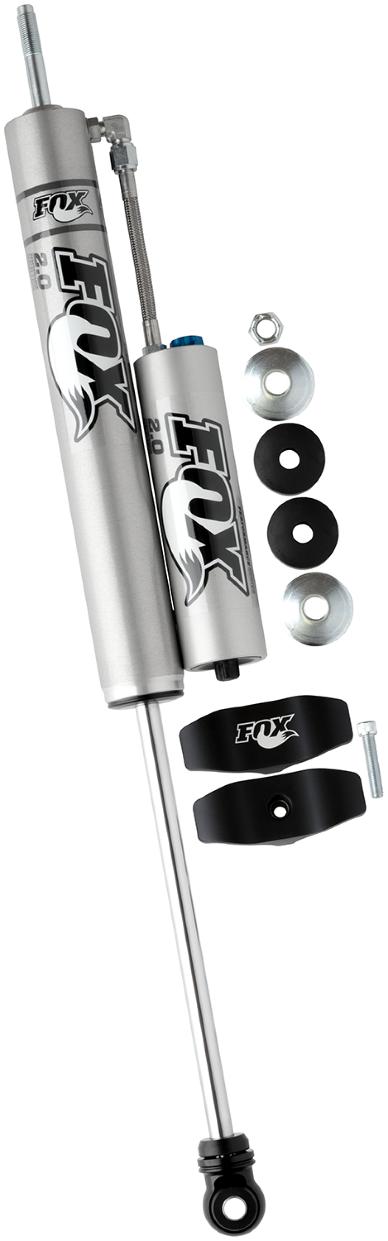 FOX 985-26-011 Fox 07+ Jeep JK 2.0 Factory Series 11.6in. Smooth Body R/R Front Shock w/CD Adj. / 4-6in. Lift