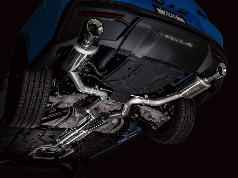 AWE Tuning 3015-32650 AWE 2024 Ford Mustang GT Fastback S650 RWD Touring Catback Exhaust w/ Dual Chrome Silver Tips