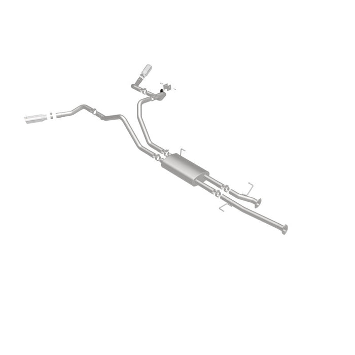 Magnaflow 19232 MagnaFlow Cat-Back 10-15 Toyota Tundra SC LB / CC SB 4.6L/5.7L V8 SS 2.5 Dual Split Rear 4in Tip