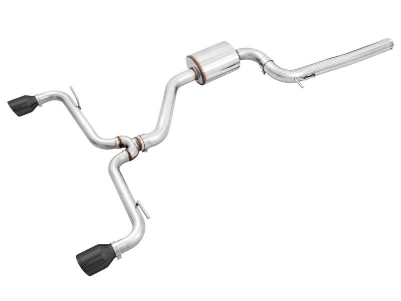 AWE Tuning 3020-33024 VW MK7 GTI Track Edition Exhaust - Diamond Black Tips