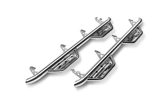 N-Fab HPC1980CC-SS Podium SS 2019 Chevy/GMC 1500 Crew Cab - Cab Length - Polished Stainless - 3in