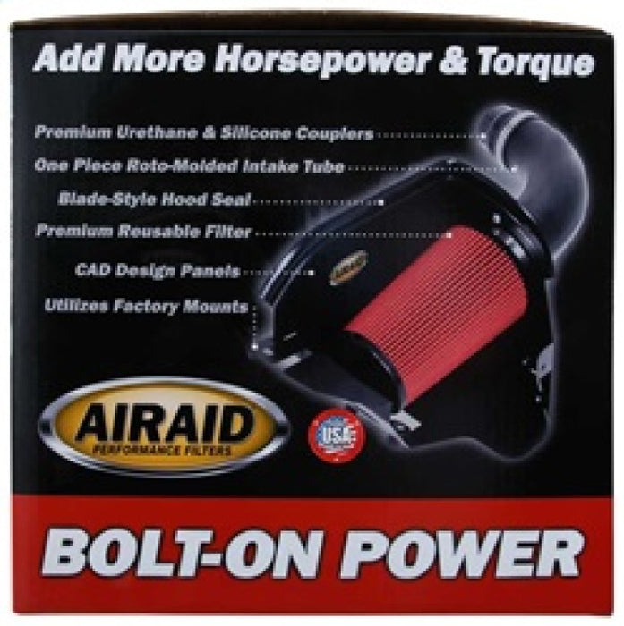 Airaid 450-265 11-14 Ford Mustang 3.7L V6 MXP Intake System w/ Tube (Oiled / Red Media)