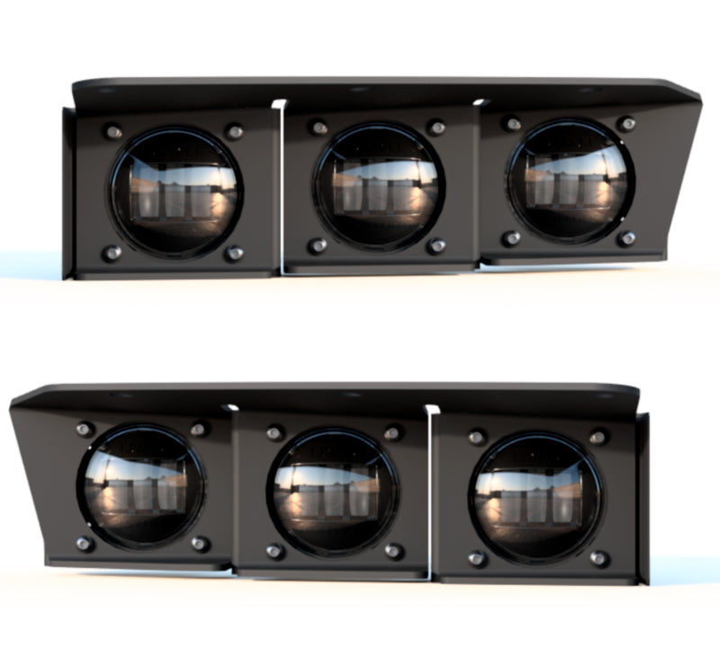 ORACLE Lighting 5890-001 21-22 Ford Bronco Triple LED Fog Light Kit for Steel Bumper - White SEE WARRANTY