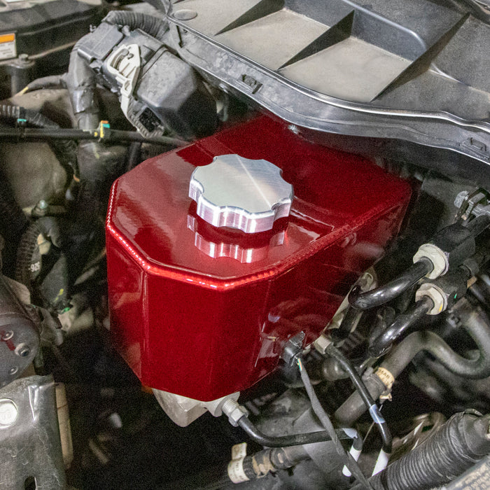 Wehrli WCF100209-BR 06-23 Cummins 5.9L/6.7L Brake Master Cylinder Reservoir Cover - Bengal Red
