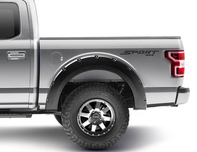 Bushwacker 20092-02 15-17 Ford F-150 Styleside Pocket Style Flares 2pc 67.1/78.9/97.6in Bed - Black