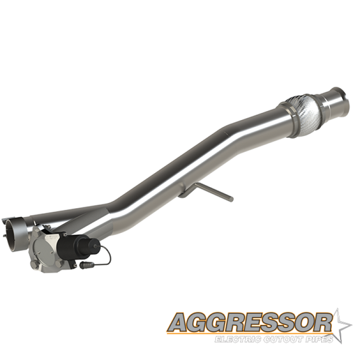 QTP 510014 2014-2018 Chevrolet Silverado & GMC Sierra 1500 Aggressor Cutout Pipe