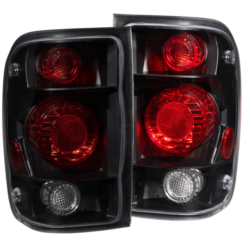 ANZO 211178 1998-2000 Ford Ranger Taillights Dark Smoke G2