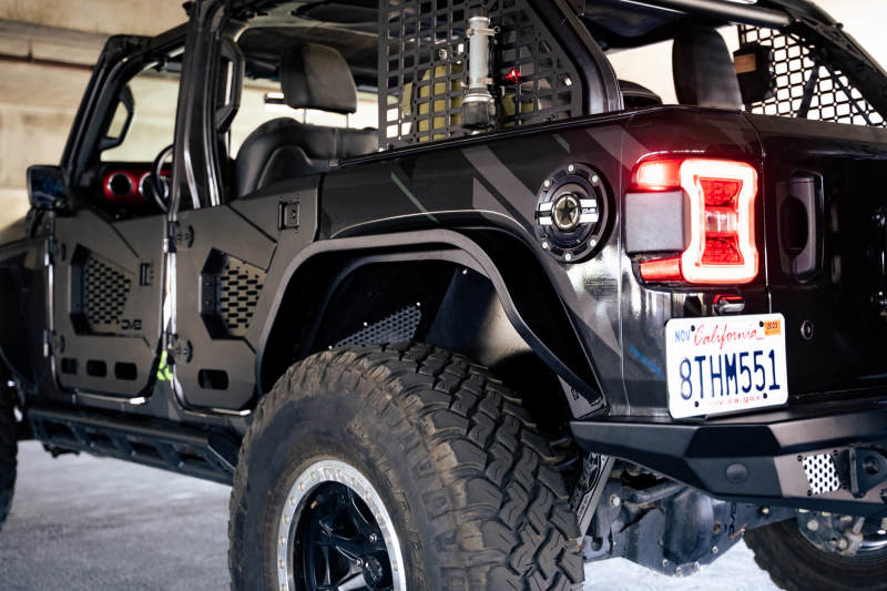 DV8 Offroad FDJL-07 18-23 Jeep Wrangler JL Slim Fender Flares