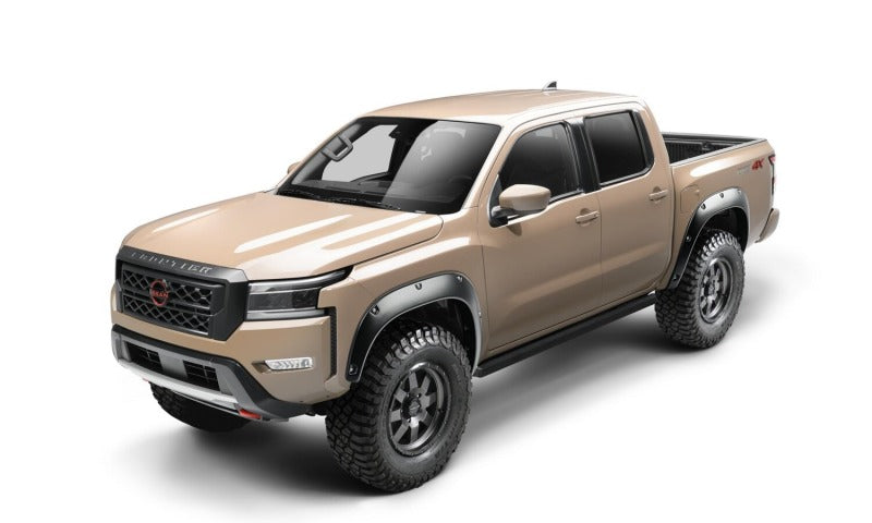Bushwacker 70911-02 22-24 Nissan Frontier Pocket Style Fender Flares 4pc - Black
