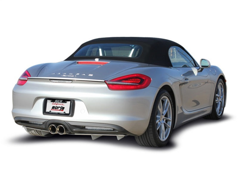 Borla 140534 14-15 Porsche Cayman/Boxster (981) RWD 2Dr Dual Center Rear Exit Catback 4in Tip Exhaust Sys