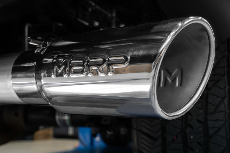 MBRP S5211BLK 2021+ Ford F-150 2.7L/ 3.5L Ecoboost 5.0L Single Side 3in Black Coated Catback Exhaust