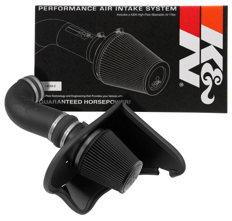 K&N Engineering 30-3092 K&N 16-23 Chevrolet Camaro SS 6.2L V8 F/I DRYFLOW Performance Air Intake System