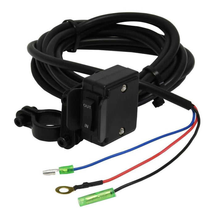 Superwinch 1145270 4500 LBS 12V DC 1/4in x 50ft Synthetic Rope Terra 4500SR Winch - Gray Wrinkle