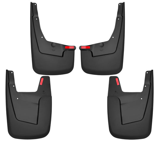 Husky Liners 58146 19-22 RAM 1500 w/o OEM Fender Flares Custom-Molded Front & Rear Mud Guards