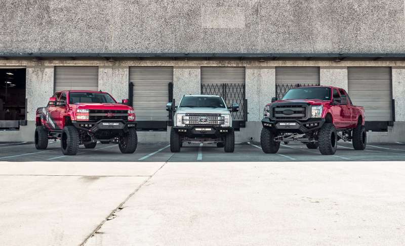 Road Armor 6112XFPRB 11-16 Ford F-250 SPARTAN Front Bumper Bolt-On Pre-Runner Guard - Tex Blk