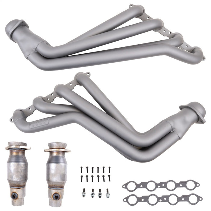 BBK 4054 2010-15 Camaro Ls3/L99 1-7/8 Full-LenGTh Headers W/ High Flow Cats (Titanium Ceramic)