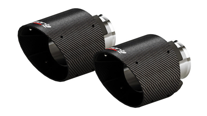 Borla 60729CFBA 15-24 Dodge Charger V8 / 2023 Chrysler 300C T-304 SS Tips 5in Outlet - Carbon / Black Anodized