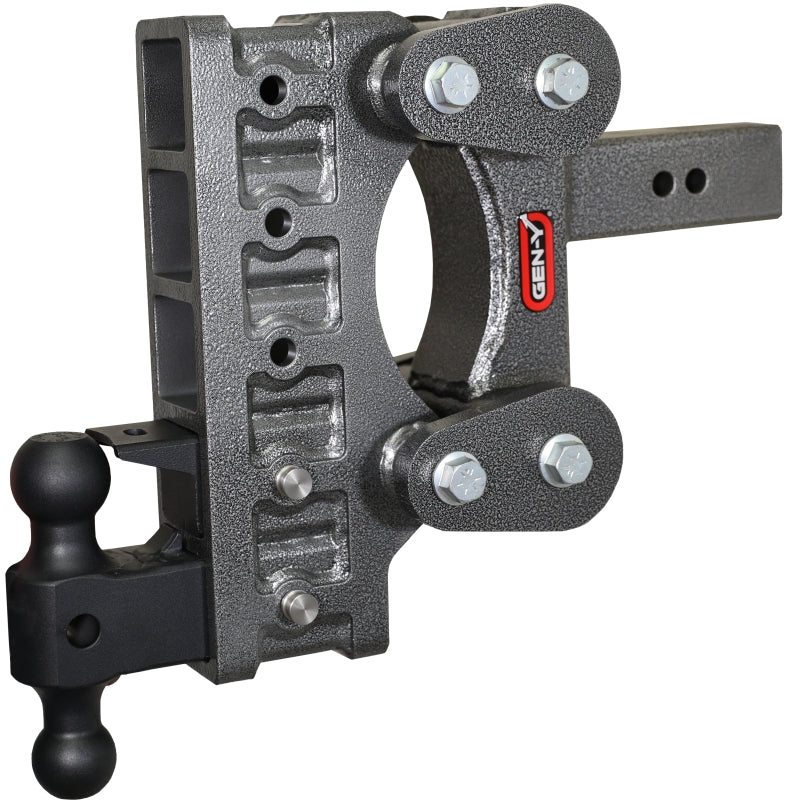 GEN-Y Hitch GH-1325 Gen-Y The Boss Torsion-Flex 2.5in Shank 9in Drop 21K Hitch w/GH-061 Dual-Ball/GH-062 Pintle Lock