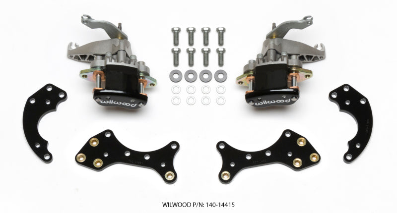 Wilwood 140-14415 P/S Retrofit Kit w/MC4 P-Brake Forged Dynalite Pro Street 12.19in Rear Kits