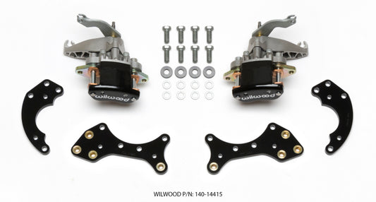 Wilwood 140-14415 P/S Retrofit Kit w/MC4 P-Brake Forged Dynalite Pro Street 12.19in Rear Kits