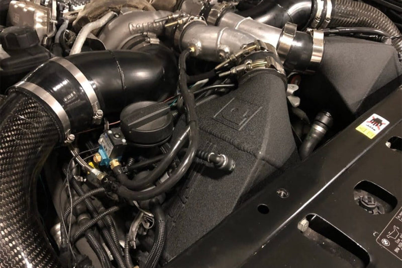 CSF 8109 12-16 BMW M5 (F10) / 12-18 BMW M6 (F06/F12/F13) Twin Charge-Air-Cooler Set - Crinkle Black