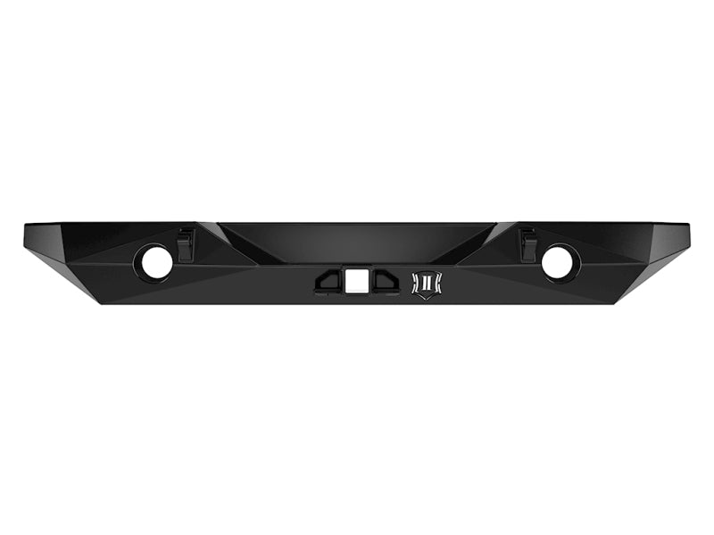 ICON 25218 07-18 Jeep Wrangler JK Pro Series 2 Rear Bumper w/Hitch/Tabs
